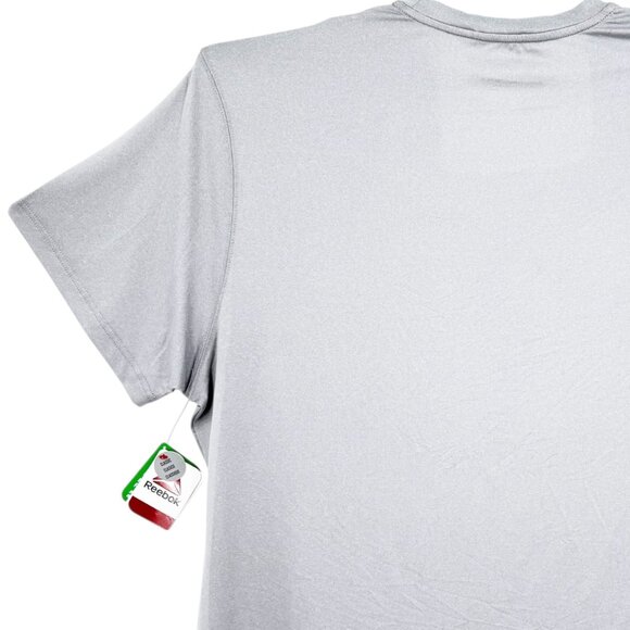 Reebok Men's Short Sleeve Classic Light Grey Graphic Logo T-Shirt Size 3XL NWT - Picture 7 of 11